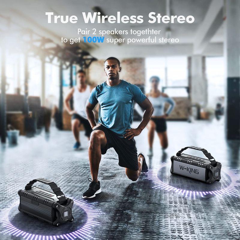 大放出セール】【大放出セール】W-KING 50W Bluetooth スピーカー