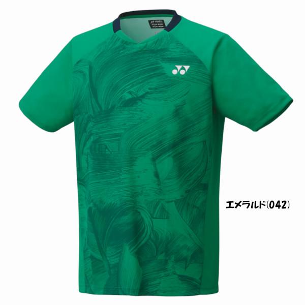 《送料無料》2024年5月中旬発売　YONEX　ユニセックス　ゲームシャツ(フィットスタイル)　10605　ヨネックス　テニス　バドミントン　ウェア｜ptennis｜04