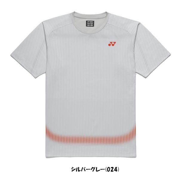 YONEX 半袖シャツ グレー/レッド チェック柄 YONEX（ヨネックス） 《送料無料》2026年1月下旬発売 ユニセックス