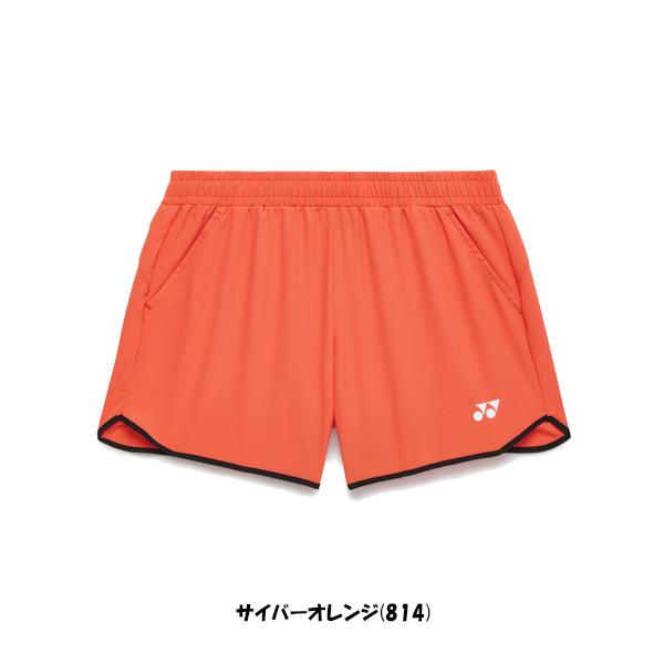 YONEX 幾何学模様パンツ オレンジ/レッド YONEX 幾何学模様パンツ