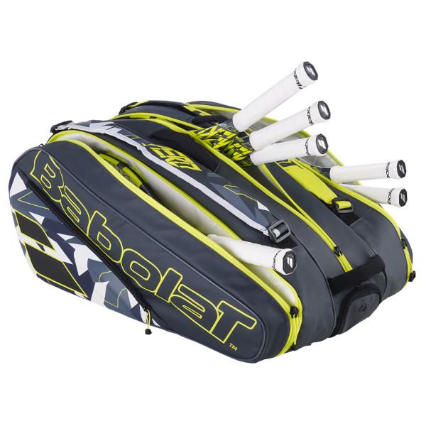 送料無料◇BabolaT◇PURE AERO ラケットバッグ(ラケット12本収納 