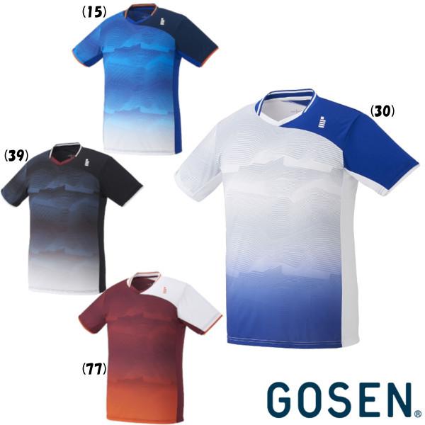 送料無料 GOSEN ユニセックス ゲームシャツ T2146 バドミントン テニス 国産品 ゴーセン 輸入 ウエア