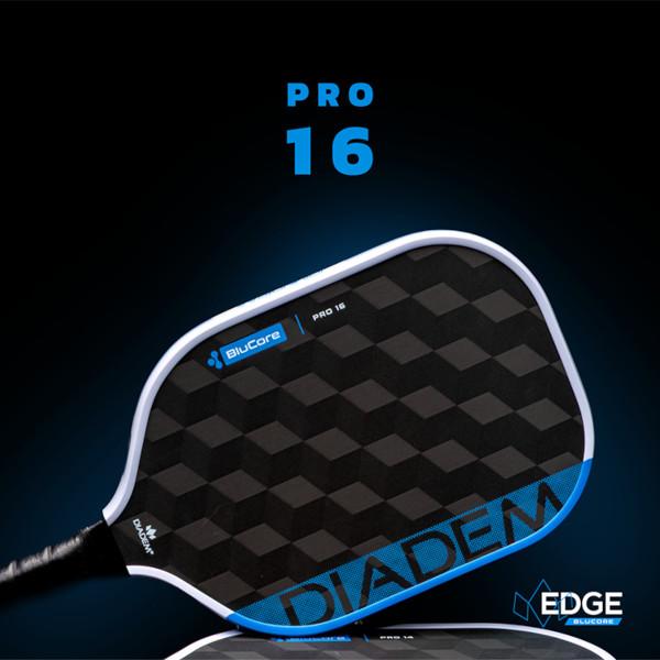 m*2様 DIADEM bluecore EDGE 16ミリ　パドル 送料無料》DIADEM ピックルボール パドル エッジ ブルーコア プロ16