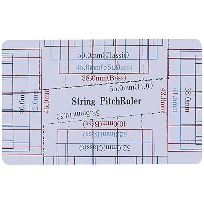 Fritz ruler String PitchRuler ギターストリングアクション ピッチルーラー クラシック アコースティック ベース用 ...