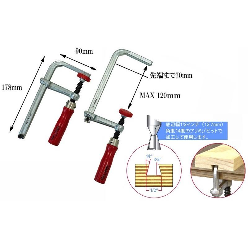 STaXTOOL アリ溝クランプ ”RoadRunner”4本セット |  | 01