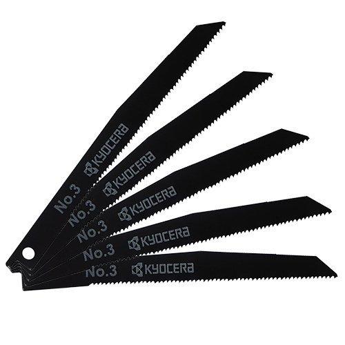 京セラ（リョービ）ジグソー刃 スタンダードタイプ 鉄工用 5本組 No.3 66400277 | リョービ