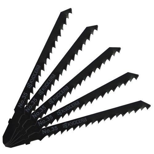 京セラ（リョービ）ジグソー刃 Bタイプ 木工高速切断荒切用目立刃 5本組 No.35 66400287 | リョービ