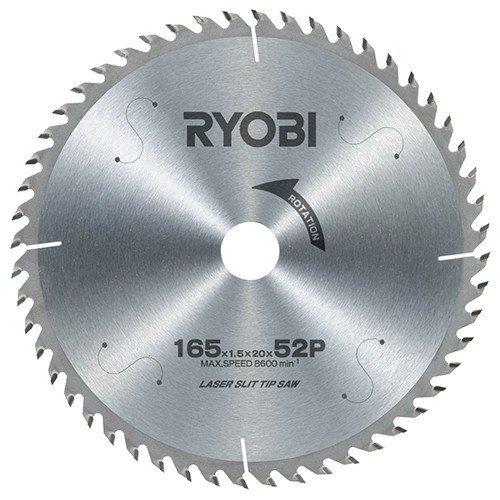 京セラ（リョービ） レーザースリットチップソー165X20 52P 165mm丸ノコ用 6653301 | リョービ