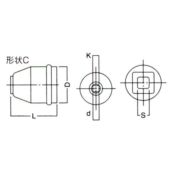 HiKOKI　5/8″ タップホルダ組 形状C 995282