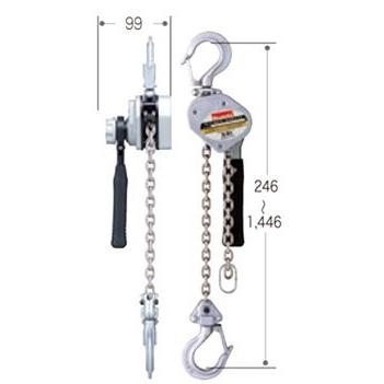 マキタ(Makita) レバーホイスト 定格荷重500kg A-40515 rdzdsi3 マキタ レバーホイスト(定格荷重500kg) A-40515 - 工具通販