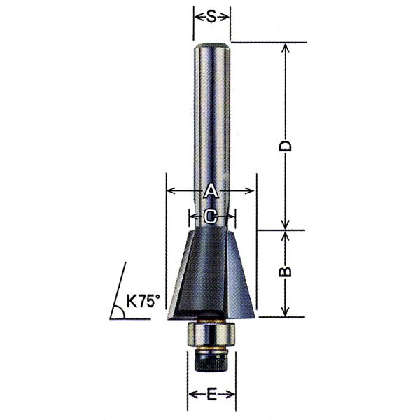ルータービット・コーナービット アリ錐 | 