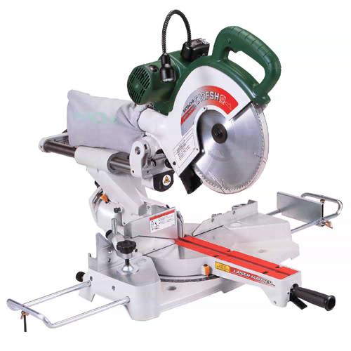 日立260mm レーザーガイドスライドマルノコC10FSH 美品