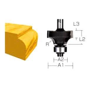 マキタ　超硬コーナービット　丸面 マキタ（makita） コロ付丸面ビット（2.5分×軸径6mm） : P-TOOLS.COM