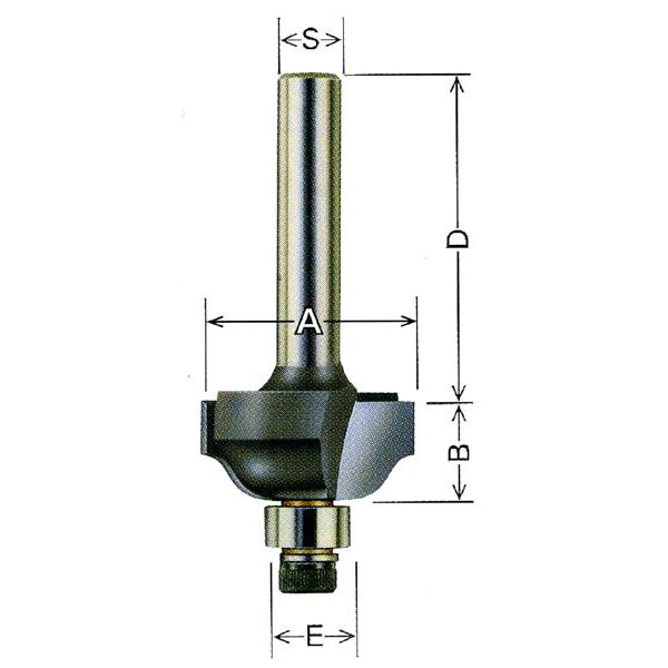 ルータービット・コーナービット ヒョウタン面 1.5分 | 