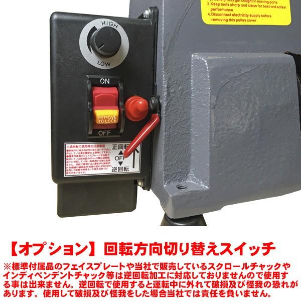 ピーウッド 木工旋盤 PWL-254VD スクロールチャックセットB｜ptools｜10