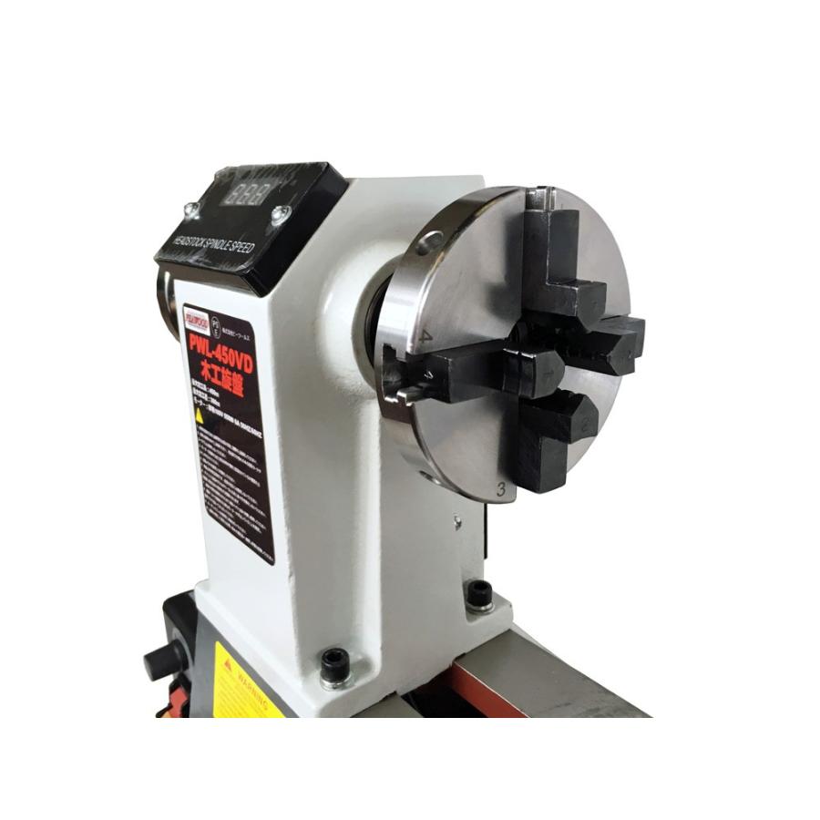 ピーウッド 4爪スクロールチャック（丸棒、角材向き）PWL-4B |  | 01