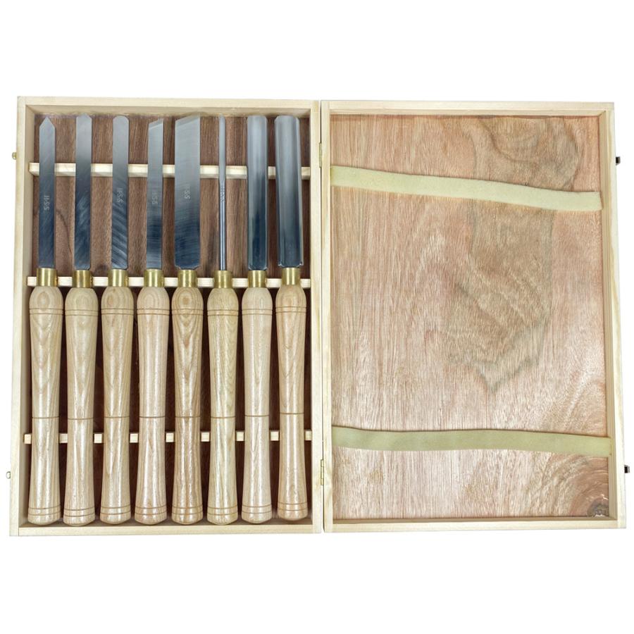 ピーウッド 木工旋盤バイト8本セット PWL-LB8-2 : P-TOOLS.COM ヤフー