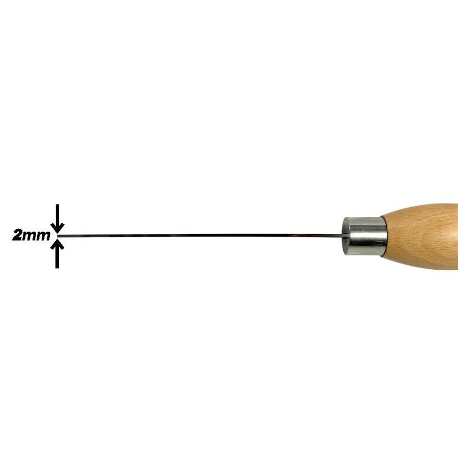 ピーウッド 木工旋盤用バイト 薄型パーティングツール 32mm×2.0mm |  | 02