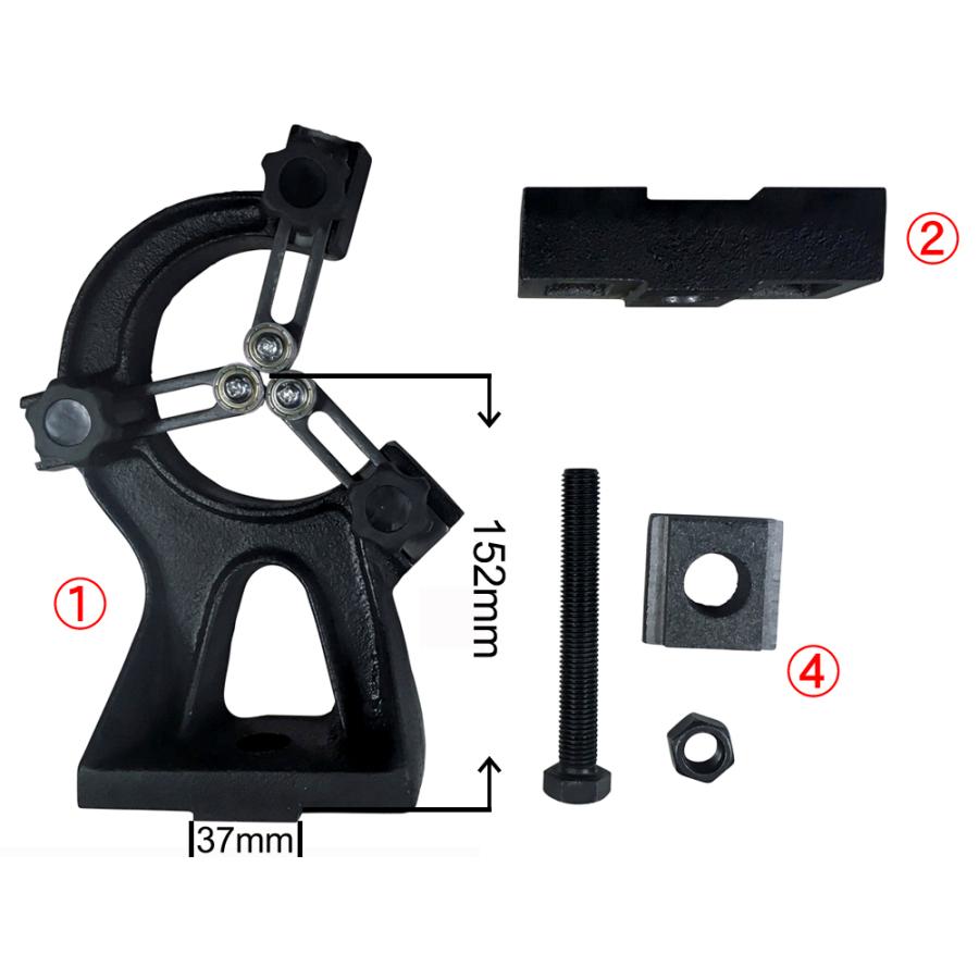 ピーウッド 木工旋盤用振れ止め（PWL-1100VD/PWL-600VDI用）PWL-SR |  | 04