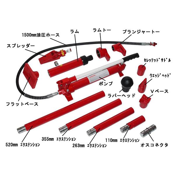 トライパワー ロングラムジャッキ（10t）TR-058PP |  | 03