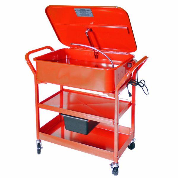 トライパワー 移動式パーツ洗浄台（68Lシンク）TR-232PK | 