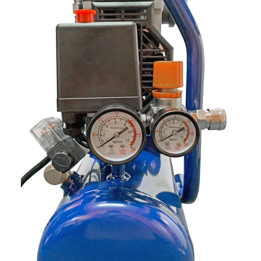 送料無料！エアーコンプレッサー　動作確認済み　LT24 HP1 トライパワー エアーコンプレッサー 小型オイルレス 1馬力 TR