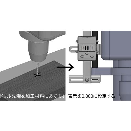 Wixey ボール盤用デジタルデプスゲージ WR503 : P-TOOLS.COM ヤフー店