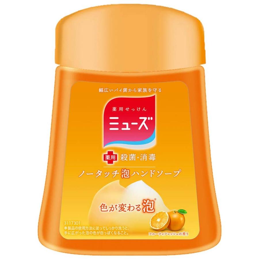ミューズ ノータッチ 泡 ハンドソープ 詰め替え フルーティフレッシュの香り 250ml 約250回分 殺菌 消毒 Day Muse Fresh Ptsストア 通販 Yahoo ショッピング