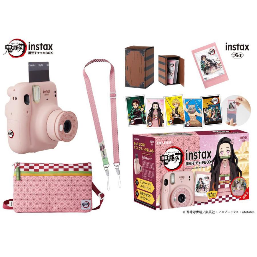 鬼滅の刃 チェキ 竈門禰豆子BOX FUJIFILM instax mini 11 :goods-kimetsu-instaxmini11