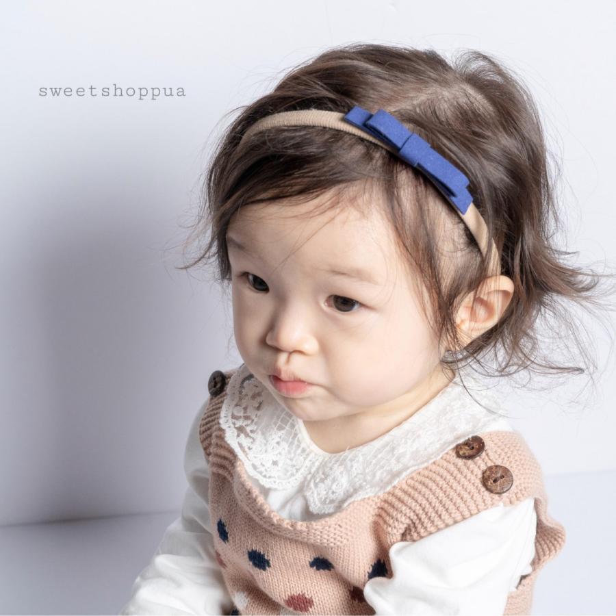 即納 7color スウェード リボン ヘアバンド ベビー キッズ 7222 94 Sweetshoppua 通販 Yahoo ショッピング