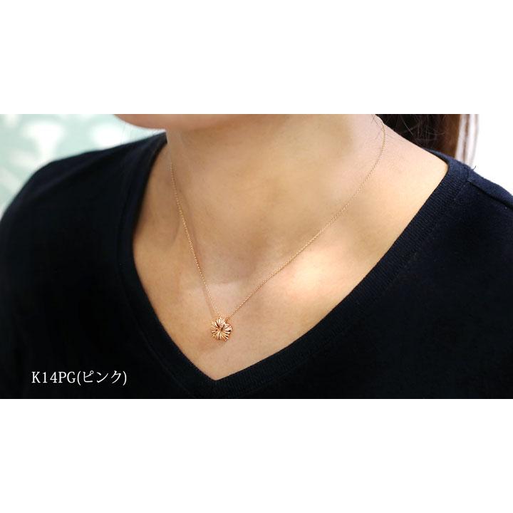 プアアリ サンペンダントトップ チェーン付 ネックレス K14 K14