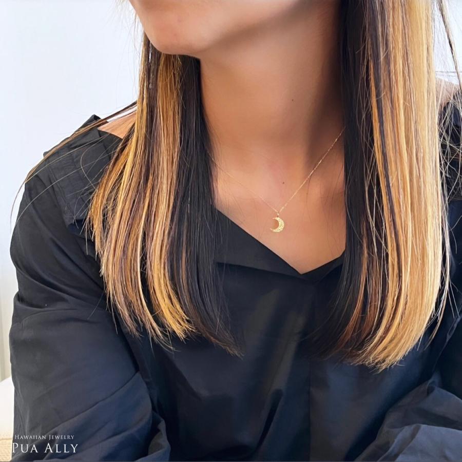 ハワイアンジュエリー K18 ハワイアン ムーン ( 月 ) ペンダント