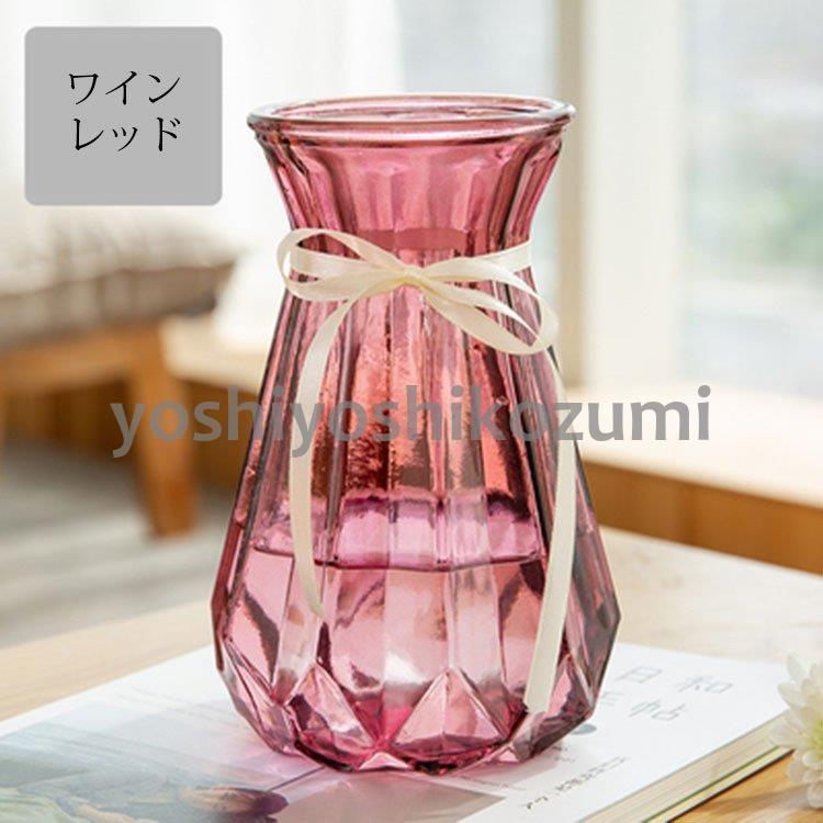花瓶 ガラス おしゃれ フラワーベース 透明 生け花 造花用 水耕栽培用 花器 花びん かびん シンプル モダン インテリア 置物 リビング 寝室 玄関 書斎 食卓 窓辺 Xcqt7j7kqk Abr Ee