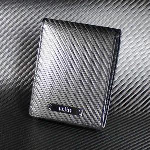 FRUHリアルカーボン・2つ折りウォレット ファッション小物・ウェア・バッグ メンズ小物