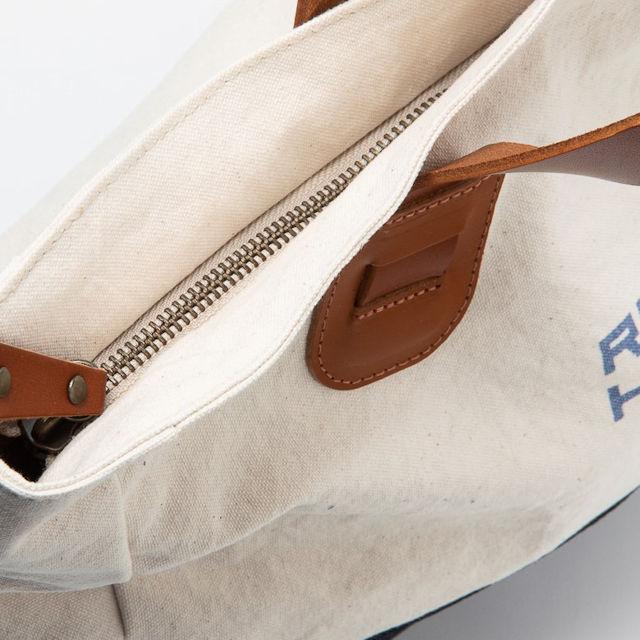 琉球帆布 ラウンドトート「海のシルク」 （ROUND TOTE OCEAN SILK 