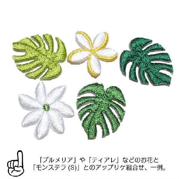 ワッペン おしゃれ アイロン 花 モンステラ ハワイ かわいい グリーン 3枚 ハワイ雑貨 ワッペン Moanapple 通販 Yahoo ショッピング
