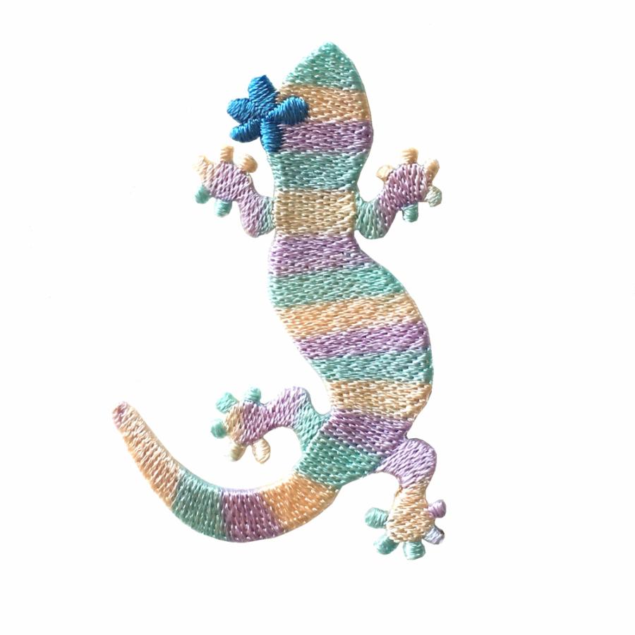 ついに再販開始 ワッペン アップリケ アイロン ゲッコー 1枚 ハワイ ハワイアン おしゃれ かわいい 大人 女の子 やもり ヤモリ 花 幼稚園 保育園 オリジナル 日本製 Aynaelda Com