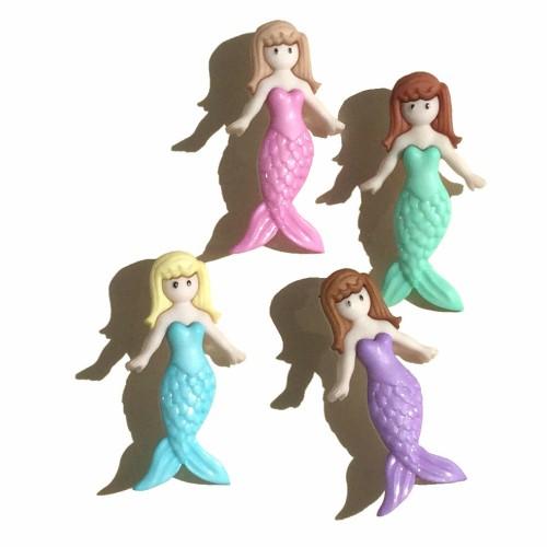 ボタン 手芸 マーメイド フレンズ 約4個 ハワイ ハワイアン かわいい おしゃれ 女の子 大人 飾り 海外 カラフル 人魚 パステル ハワイ雑貨 ワッペン Moanapple 通販 Yahoo ショッピング