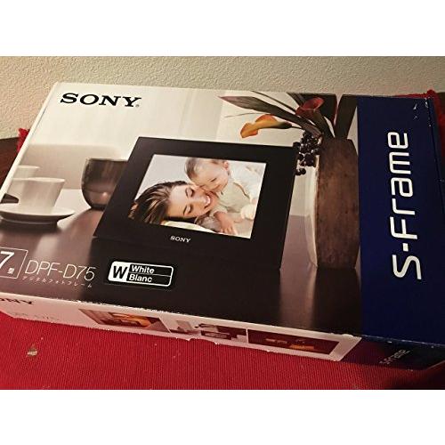美品 送料込み SONY デジタルフォトフレーム DPF-D75 ホワイト 