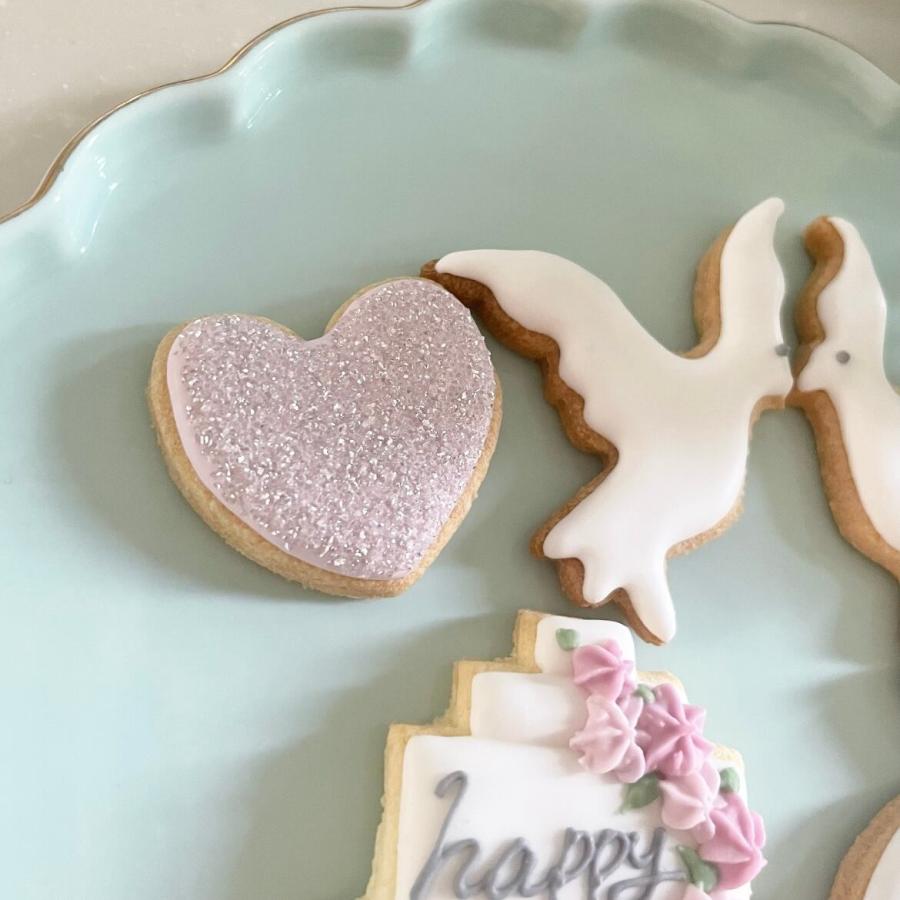 ウェディングギフトのアイシングクッキー8点セット : puapua cookies
