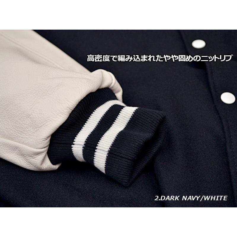 HOLLOWAY レザー/メルトン スタジャン 34色展開 [VARSITY HOLLOWAY レザー/メルトン スタジャン 34色展開 [VARSITY