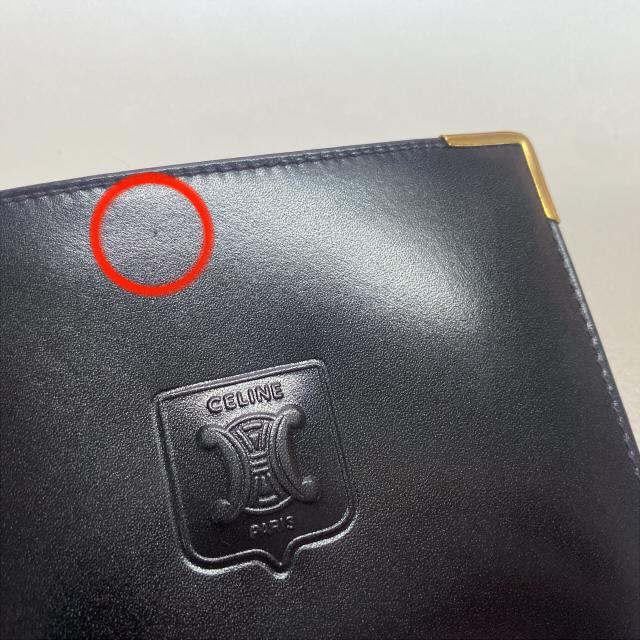 即日発送 特価 セリーヌ 二つ折り財布 カードファイル付き 折り畳み  