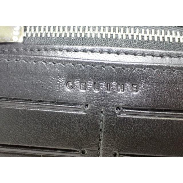 即日発送 特価 セリーヌ カードケース ショルダー付き BLACK ブラック 