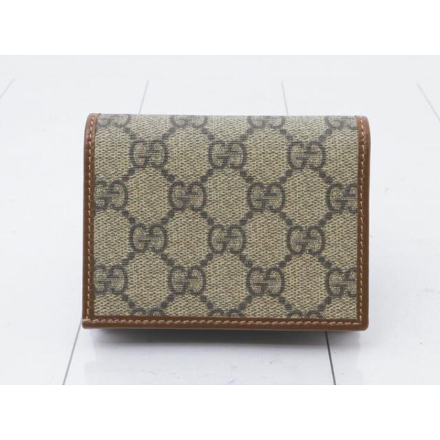 即日発送 特価 グッチ 二つ折り財布 726846 92TCG 8563 BROWN ブラウン 