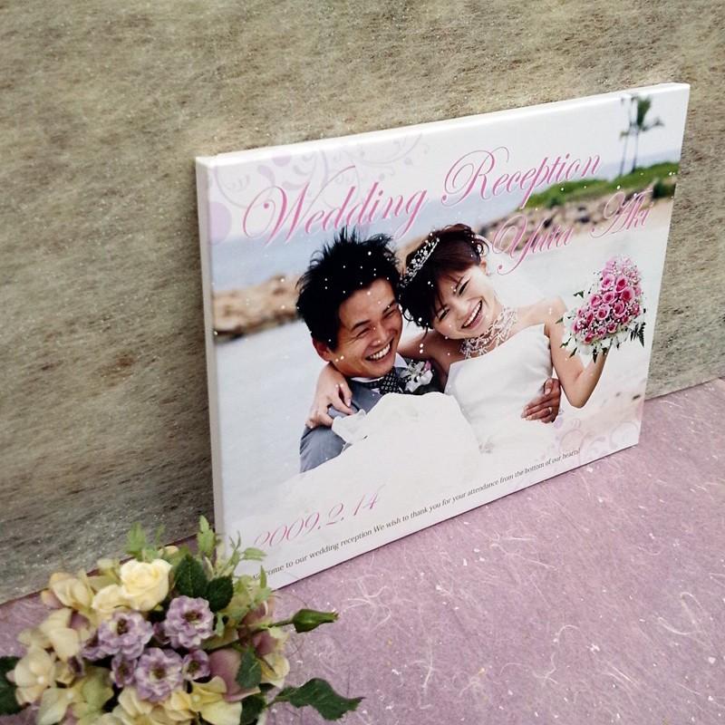 写真１枚レイアウト 前撮り写真で作るフォトウェルカムボード キャンパスボード キャンバスプリント A3サイズ 結婚式 インテリアにも Pfy Cp J Puchi Factory 通販 Yahoo ショッピング