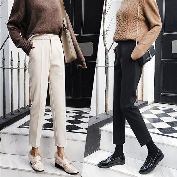 送料無料 テーパードパンツ レディース カプリパンツ サルエルパンツ クロップドパンツ ワイド 暖か 冬 九分丈 美脚 着痩せ 大きいサイズ アンクル丈 超歓迎された