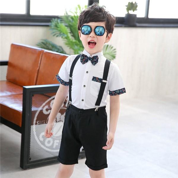 フォーマルスーツ 4点セット 男の子 スーツ キッズ 子供 入学式スーツ 花柄 タキシード 半袖ワイシャツ 半ズボン 夏 演奏会 入園式 卒業式 結婚式 発表会 Puchi18suit プチ シャレット 通販 Yahoo ショッピング
