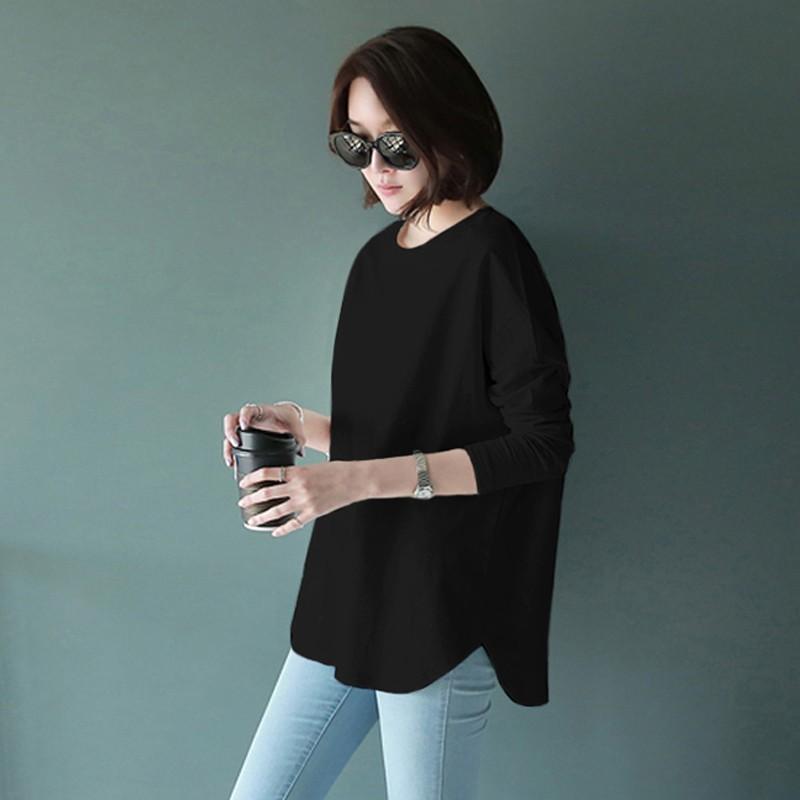 即納 送料無料 3色 Tシャツ レディース 長袖tシャツ ロンt カットソー プルオーバー ロングtシャツ ロンティー スエット ルームウエア ゆったり 春秋 Puchi18tops015 プチ シャレット 通販 Yahoo ショッピング