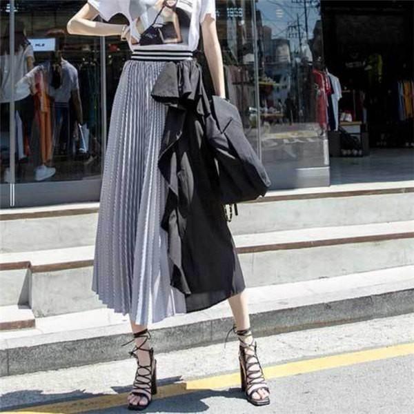 タグ付 ナラカミーチェ ミックスドット プリーツ スカート 膝下 ミモレ丈 I 楽天市場】☆7/10限定！20%OFFクーポン配布中☆【期間限定60