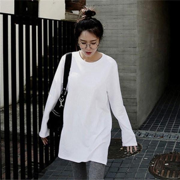 即納 送料無料 tシャツ レディース 長袖tシャツ ロンT カットソー プル